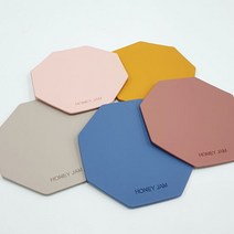 모노 방수 가죽 컵받침대 티코스터 6color, 제품선택:방수 가죽 컵받침대|선택옵션:(코발트블루), 단품