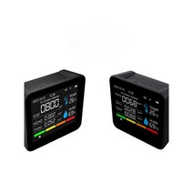 대기 미세먼지 이산화탄소 측정기 오염 물질 감지기, 블랙 2CO11