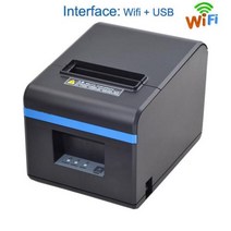 레이저 각인기 마킹기 자동 커터 열 영수증 프린터 포함 호텔주방레스토랑용, WIFI and USB_CHINA | 영국 플러그
