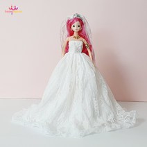 스마일베이비 미미 쥬쥬 인형옷 벨라인웨딩드레스