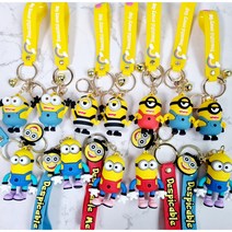 미니언즈 가방고리 캐릭터 악세사리 키링 열쇠고리 에어팟 키홀더, E
