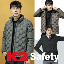 k2 세이프티 경량 패딩 점퍼 작업복 워크웨어 F102, 블랙