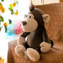호랑이 사자 여우 코끼리 기린 동물인형 애착인형 25cm 35cm 안고자는인형, Gcm