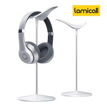 라미콜 헤드셋 거치대 Lamicall 헤드폰 스탠드 걸이 행거, 일체형 행거H1, 화이트
