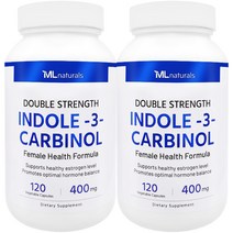 My Life [미국빠른직구] 신제품 마이라이프 내추럴스 인돌-3-카비놀 400mg, 120정, 2개