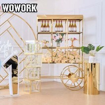 와트만지 대용량 2023 WOWORK 골드 실린더 케이크 받침대 종이 4절화지 색도, Light Blue