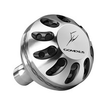 낚시 릴 Gomexus 핸들 노브 38mm Shimano Stella Sahara Sedona Nasci Daiwa 스피닝, 샤프트 없이, 실버 블랙
