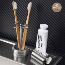 칫솔꽂이 치약짜개 세트 치약 튜브 디스펜서 칫솔 론더블린 스텐304, 1세트
