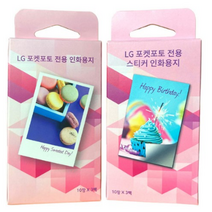 엘지 포켓 포토 프린터 인화지 감열지 30매 1팩 포포, 일반