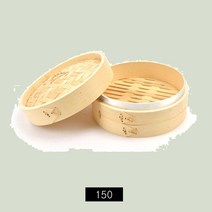 업소 용 대나무 찜기 15CM 떡 왕 만두 딤섬 백설기 호빵 뷔페 기물 틀 나무 채반