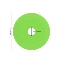 브레이크 디스크 로터 자동차 튜닝 136 유리 절단 다이아몬드 톱날 세라믹 타일 옥 크리스탈 병 연삭 연마 블레이드 유리 절단, 22.23mm, 1Pc 125mm, 22.23mm+1Pc 125mm