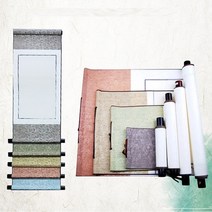 족자 서예족자 빈족자 화선지부착 작품용 18종치수 한시특가판매, 가로42 세로192cm