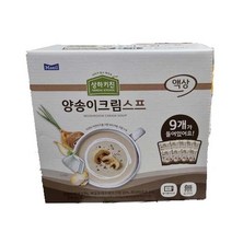 상하목장스프 상하목장 양송이크림스프 액상150g X 9입, 150g, 9개