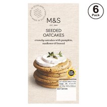 M&S 막스앤스펜서 씨드 호박씨 해바라기씨 아마씨 크런치 오트 케이크 귀리 비스킷 200g 6팩