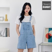 [올리비에클로짓(OLIVIERs CLOSET)] [올리비에스클로젯] 캐주얼 데님 반바지 멜