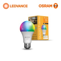 레드밴스 LED스마트전구 9W 앱연동 와이파이연결 밝기조절 색상조절, 레드밴스 오스람 LED스마트전구 9W