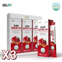 셀스 참좋은 홍삼 석류 스틱 10g x 30포 3세트, 단품, 단품