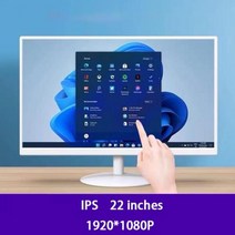 32인치 모니터 4k 22 인치 터치 스크린 디스플레이 게임 19201080 컴퓨터 데스크탑 용 게이머, 22ips 2