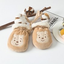 날씨요정 찐빵 아기 기모 장갑 유아 벙어리 겨울 동물