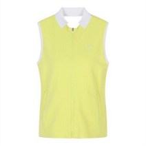 마스터바니골프 F 421A1SV155_LM 여성 배색 카라 집업 베스트