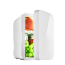 냉장고 100리터 미니 투도어 휴대용 4l car home small auto 식품, 하얀, 씨엔