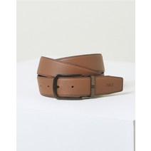 22FW [비조벨트]브라운 DD&DAKS로고 음각 소가죽 비조벨트 DBBE2F047W3
