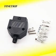 유니버설 OBD2 16 구멍 여성 커넥터 어댑터 자동차 진단 도구 J1962F ELM327 OBD 커넥터 인클로저