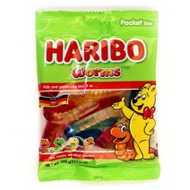 하리보 웜즈 100g, 1개