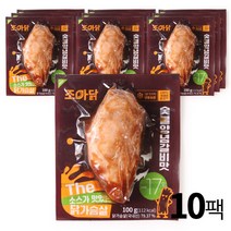 조아닭 THE 소스가 맛있는 닭가슴살 숯불양념갈비맛 100g 10팩, 10개