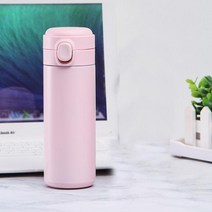 온도스마트물병 보온병 스마트 500M 단열 컵 커피 병 온수/냉수 진공 절연 물병 온도 디스플레이/필터 티, [01] 401-500ml, [10] Pink-420ml