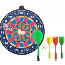 다트판 게임 벽걸이 표적판 대형 마그네틱, B 직경 24 cm