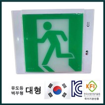 LED 유도등 비상구 피난구 복도 통호 계단 소방 단면 무방향