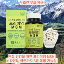 종근당 프리미엄 엠에스엠 120정 MSM 비타민 D 아연, 1개