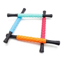 종아리 마사지 스틱 안마봉 근막이완도구 종아리롤러 롤러 다리안마기 목, 9절마사지바 스카이블루, 1개