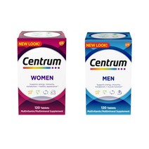 센트룸 성인 남녀 종합비타민 2종 (포맨 120정 + 포우먼 120정) 멀티비타민, 120+120