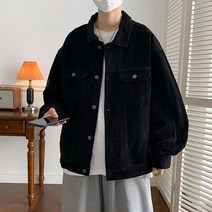 봄가을 남자 코듀로이 자켓 루즈핏 캐주얼 코트