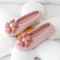 유치원교사실내화 어린이집교사실내화 쿠션좋은 봄 가을 발뒤꿈치 부드러운 면 슬리퍼