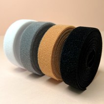 블루몬스터 전선정리 벨크로 타이 책상 케이블 정리, 넓이 2cm x 3M, 그레이