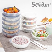 [이지앤프리] 스칼렛 이중구조 전자렌지용 냉동밥 보관용기 밥쿡 12개, 상세 설명 참조, 상세 설명 참조, 상세 설명 참조