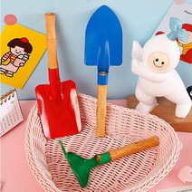 어린이 유아용 미니 칼라모종삽 3종세트 2개 텃밭가꾸기 어린이집 체험학습, 상세페이지 참조