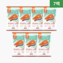 [하이독] 강아지 화식 자연식 주식(소 양 연어 닭 돼지 오리) 사료 100g (+옵션 7팩/21팩), 연어(100g) x 7팩