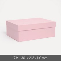 고급 선물 상자 싸바리 박스 패키지 기프트 포장 무지 국산 답례품 케이스, 핑크, 7호