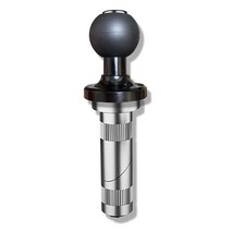 Kaedear (카에디아) 오토바이 스템 홀 볼 마운트 스테마 볼 1 인치 25.4mm 볼 포함 스템 클램프 바 멀티 바 세퍼 한 세퍼레이트 핸들 오토바이 용 스마트 홀더 장착 (15-17mm)