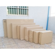 택배박스 상자 포장이사 우체국 TV 본체 모니터 종이상자 우편배달 일체형 깨짐 방지, 그림상자+곡선모서리보호기+에어캡, 55인치 TV 박스