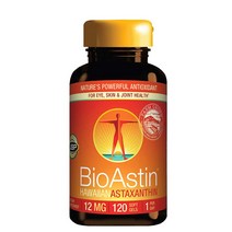 뉴트렉스 바이오아스틴 하와이안 아스타잔틴 12mg 75 식물성 소프트겔 Nutrex BioAstin Hawaiian Astaxanthin 12 mg. 120 Gel Caps, 1