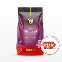 후새(husse) 고양이 사료 스터럴라이즈드(다이어트 중성화) 7kg+굿츄(30p)