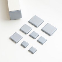 모노플랫 슬라이딩 가구패드 사각 4종 소음방지 바닥보호 테프론패드, 04. 사각 50mm 4입