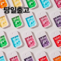 손소독제 휴대용 레인보우 세니타이저 미스트1+1 의약외품 스프레이형, 핑크, 레드