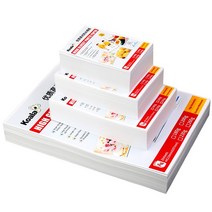 포토 프린터 휴대폰 스마트폰 미니 휴대용 사진 인화기5/6/7 인치 A4 잉크젯 품질 사진 용지 앨범 광택 잉, 06 4R 100PCS 200g