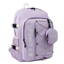 가벼운 레터링 동전지갑 키링 버클 장식 학생 여행 백팩 책가방